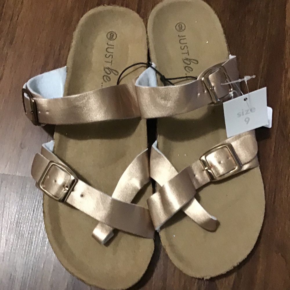 Just be, Size(9)Ladies, Gold.